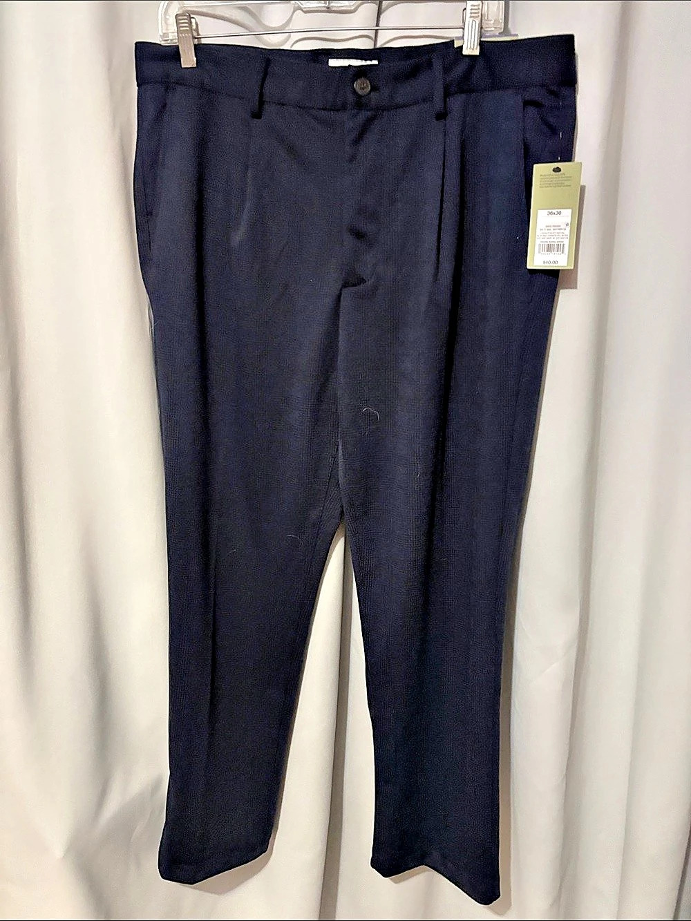 Goodfellow & Co. Pleated Trousers. Black Waist 36 Length 30 NWT